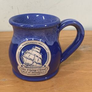Deneen Pottery Hand Thrown Coffee Mug Flying Cloud Bed & Breakfast Newcastle ME